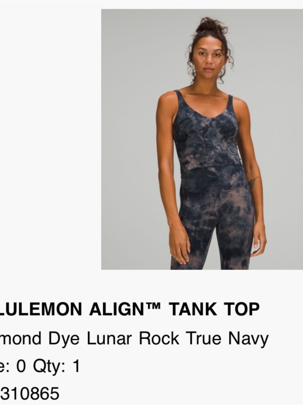 LULULEMON ALIGN™ TANK TOP
Diamond Dye Lunar Rock True Navy